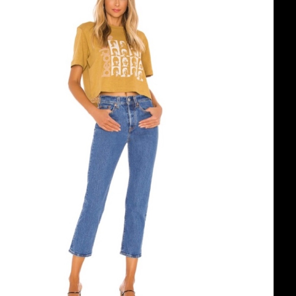 Levi’s Wedgie Straight Hidden Button fly Denim Jean size 31